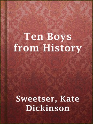 cover image of Ten Boys from History